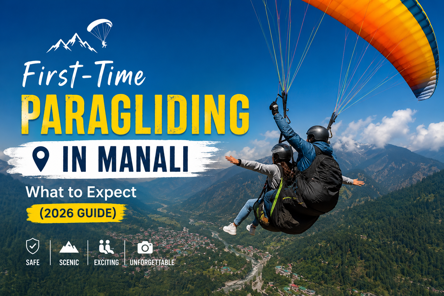 First-Time Paragliding in Manali: What to Expect (Complete 2026 Guide)