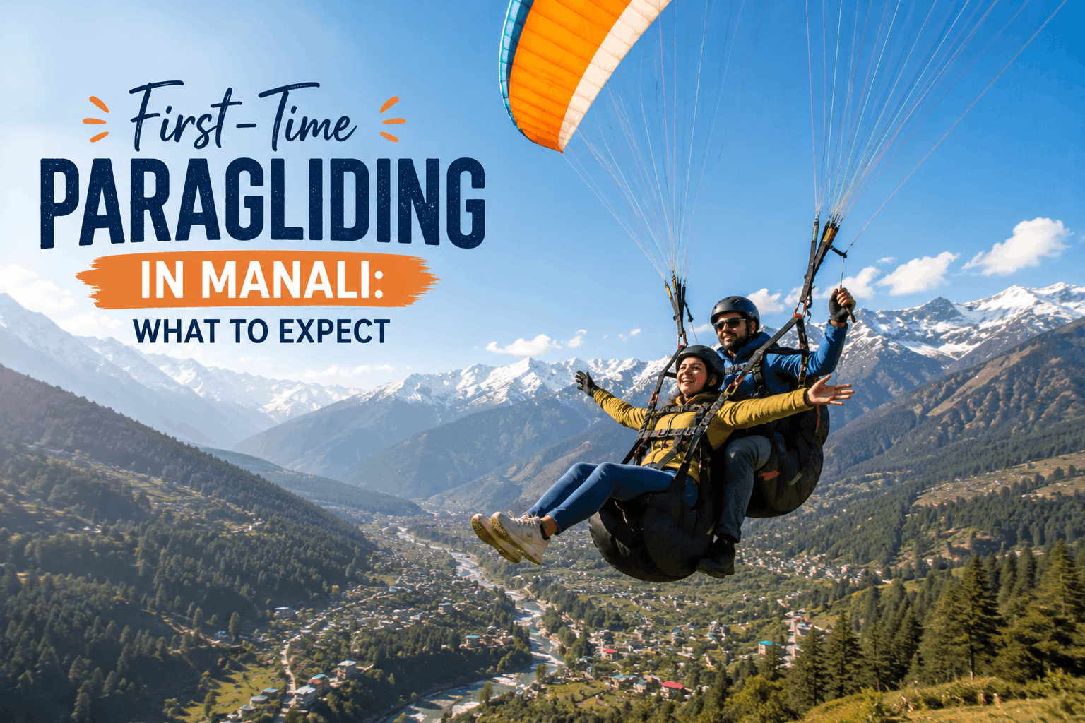 First Time Paragliding in Manali